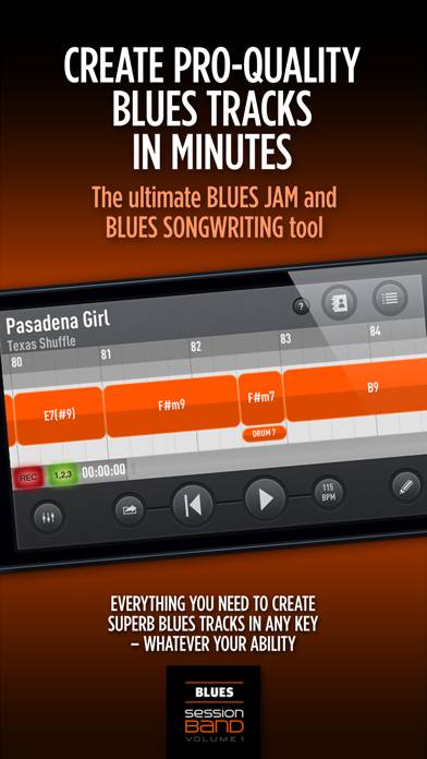 SessionBand Blues 1 App screenshot #1