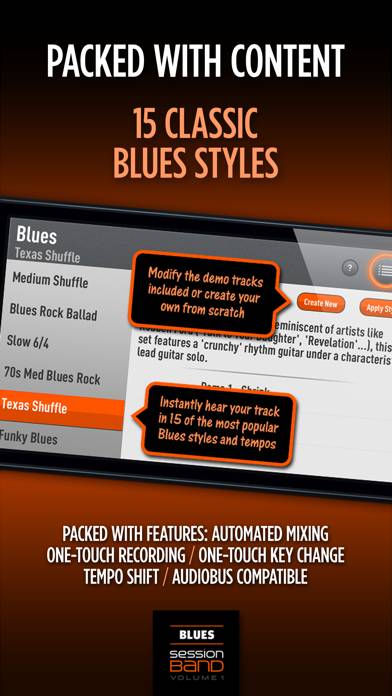 SessionBand Blues 1 App screenshot #4