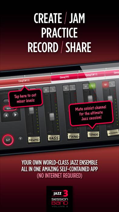SessionBand Jazz 3 Captura de pantalla de la aplicación #5