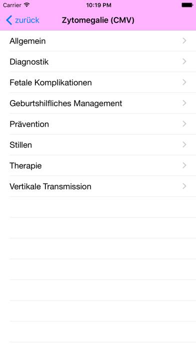 APPstetrics App-Screenshot