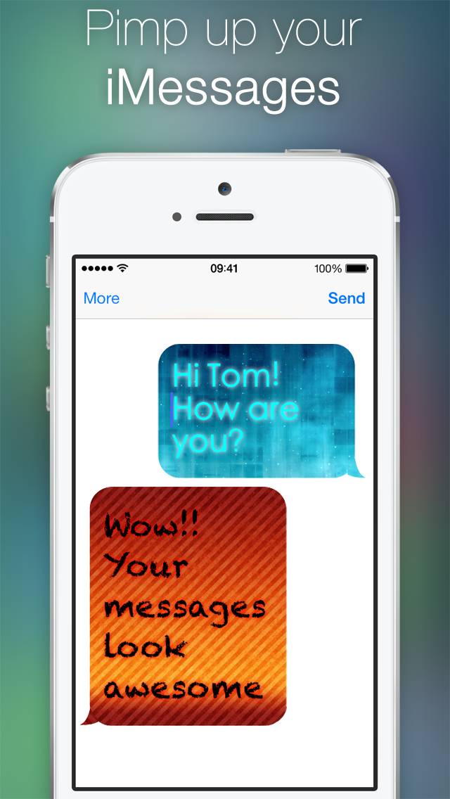 Color Text Messages for iMessage App screenshot #1