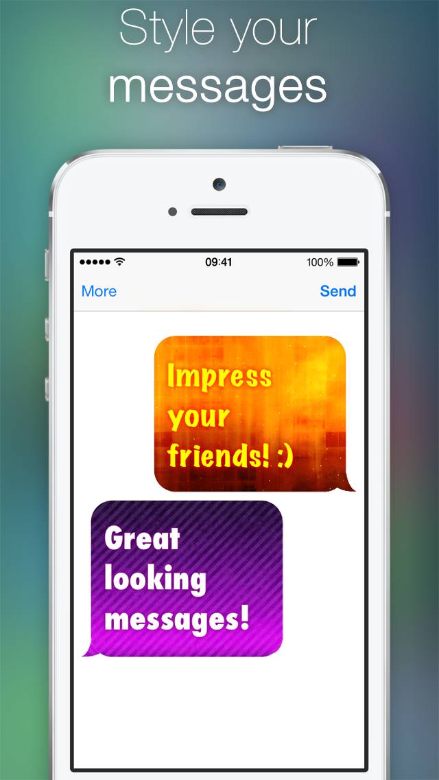 Color Text Messages for iMessage Capture d'écran de l'application #2