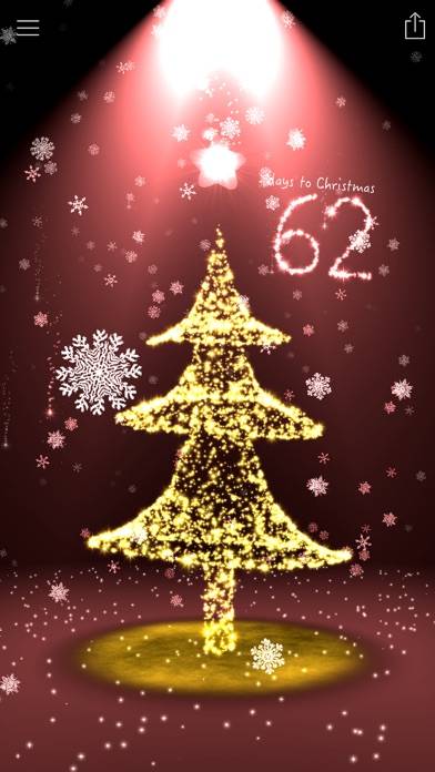 Christmas Countdown 3D Tree App screenshot #1