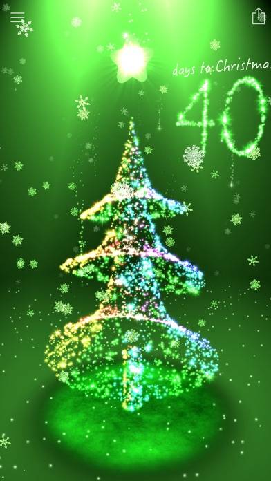 Christmas Countdown 3D Tree App screenshot #3