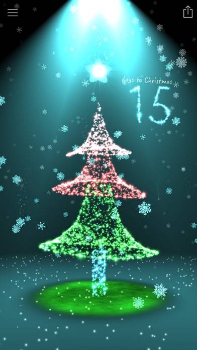 Christmas Countdown 3D Tree App screenshot #4