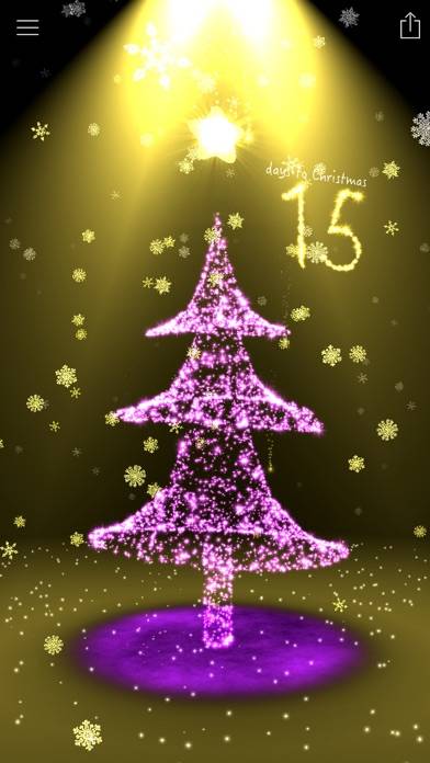 Christmas Countdown 3D Tree App screenshot #5