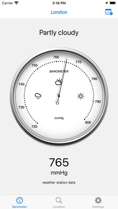 Barometer Uygulama ekran görüntüsü #2