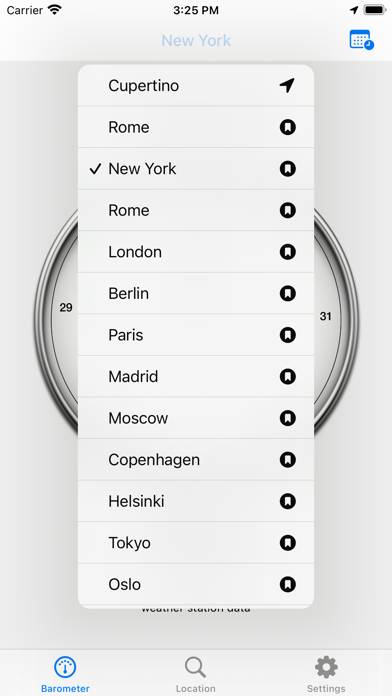Barometer Captura de pantalla de la aplicación #3