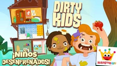 Dirty Kids: Learn to Bath Game Schermata dell'app #1
