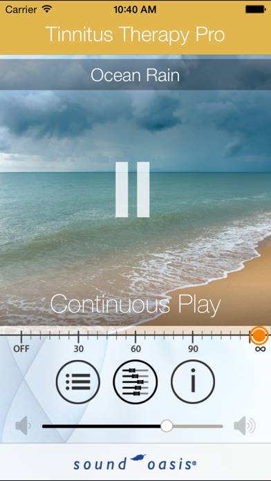 Tinnitus Therapy Pro Schermata dell'app #2
