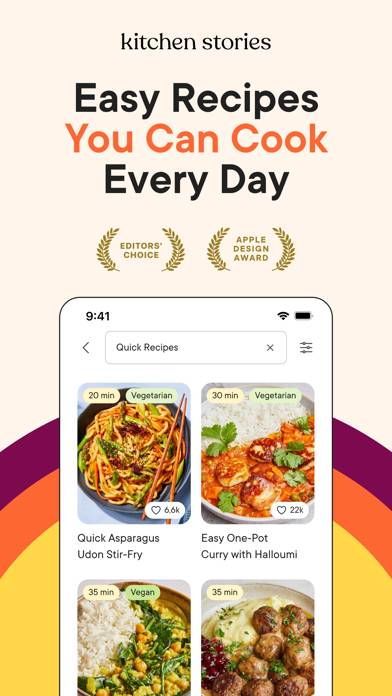 Kitchen Stories: Recipes App-Screenshot #1