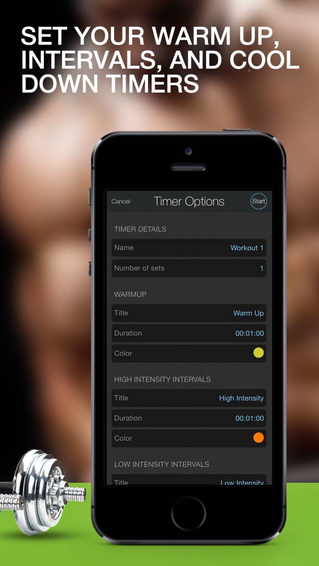 HIIT Timer Captura de pantalla de la aplicación #3
