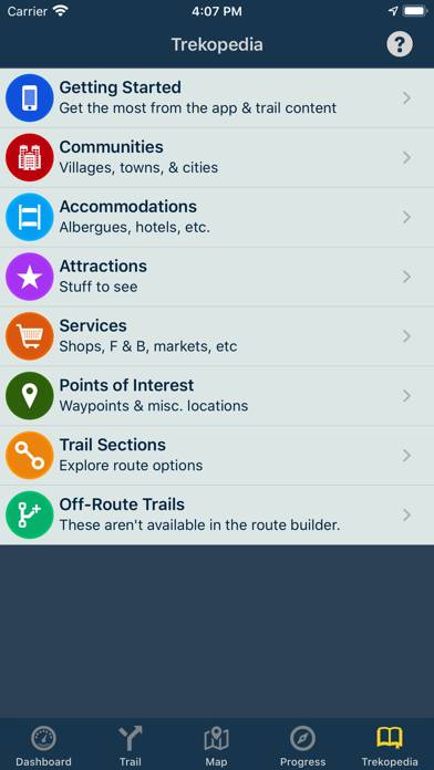 TrekRight: Camino Francés Captura de pantalla de la aplicación #3