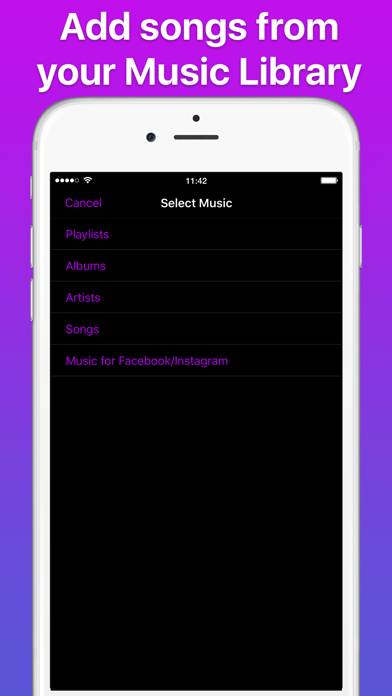 Add Music To Video Schermata dell'app #3