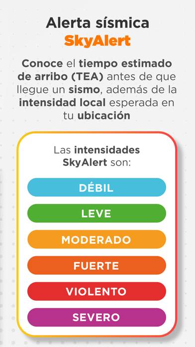 SkyAlert: Alerta Sísmica App screenshot #3
