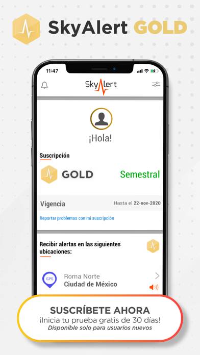 SkyAlert Captura de pantalla de la aplicación #5