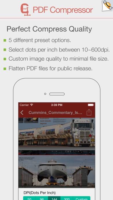 PDF Compressor Captura de pantalla de la aplicación #1