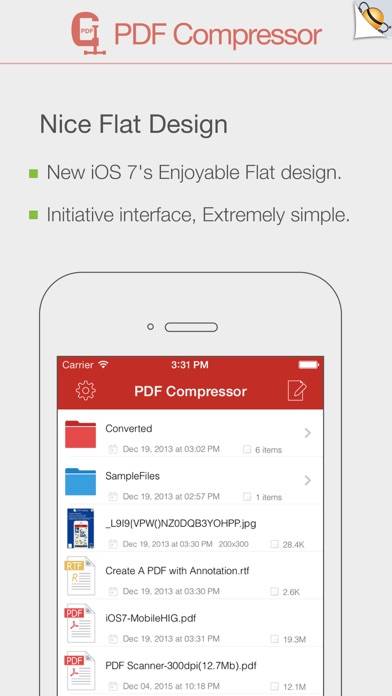 PDF Compressor Captura de pantalla de la aplicación #2