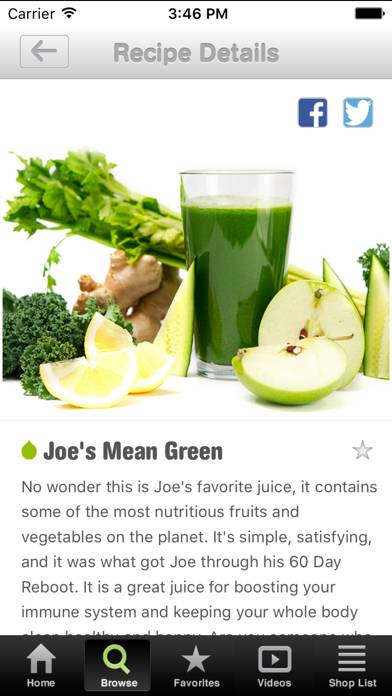 101 Juice Recipes App screenshot #1