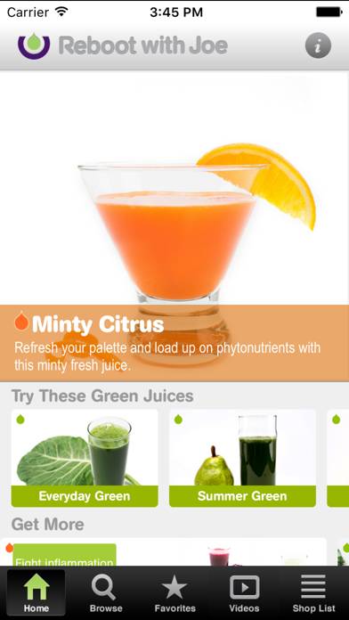 101 Juice Recipes App screenshot