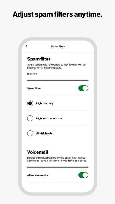 Verizon Call Filter App screenshot