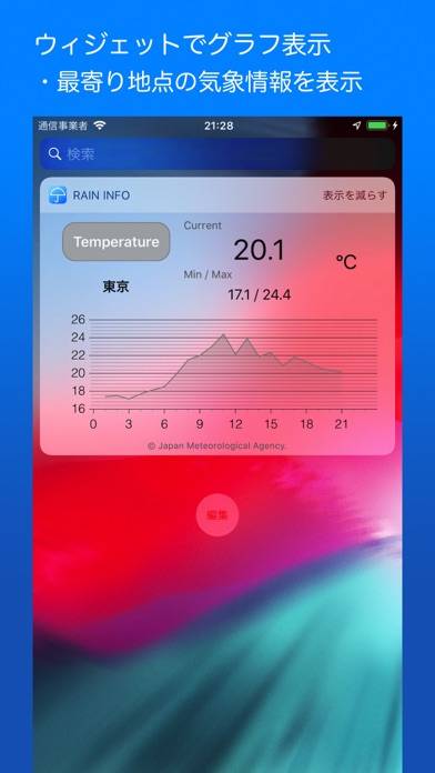 Rain Info App screenshot