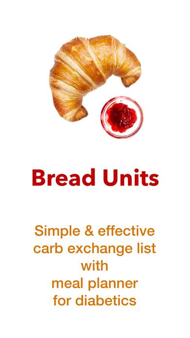 Bread Units Calculator System App screenshot #1