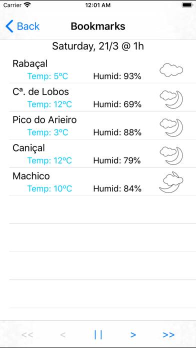 Madeira Weather Schermata dell'app #3