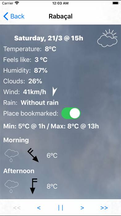Madeira Weather Capture d'écran de l'application #4
