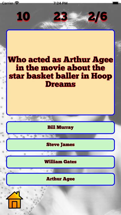 Classic Movie Quiz game screenshot