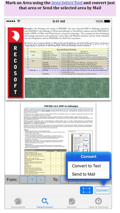 PDF to Text by PDF2Office Captura de pantalla de la aplicación #2