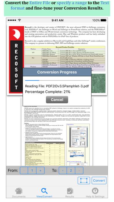 PDF to Text by PDF2Office Captura de pantalla de la aplicación #3