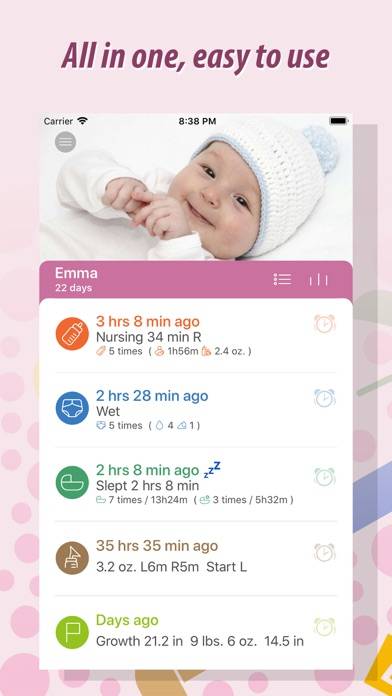 Baby Tracker Captura de pantalla de la aplicación #1