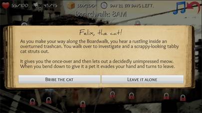 Overlive: Gamebook and RPG skärmdump av spelet
