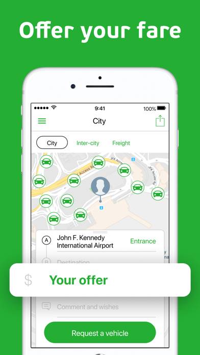 InDrive. Save on city rides Captura de pantalla de la aplicación #2