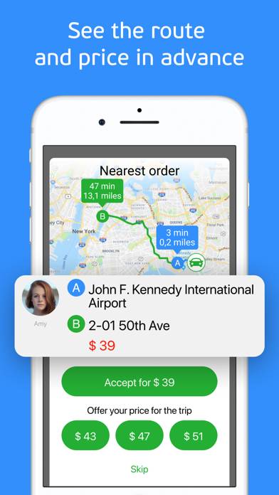 InDrive. Save on city rides App screenshot #6