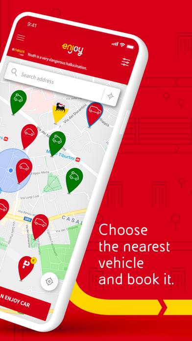 Enjoy vehicle sharing Schermata dell'app #2