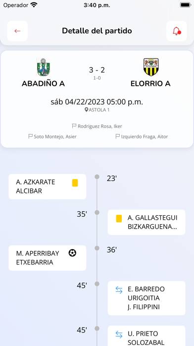 Federación Vizcaína de Fútbol App screenshot #2