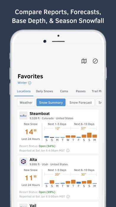 OpenSnow: Forecast Anywhere Capture d'écran de l'application #1