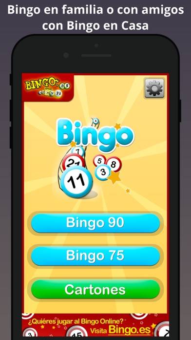 Bingo at Home App screenshot #1