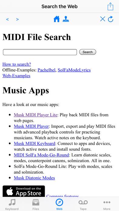 Musk MIDI Player App screenshot #6