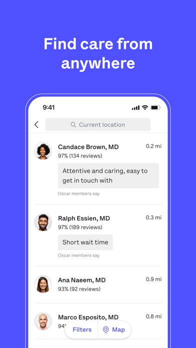 Oscar Health screenshot