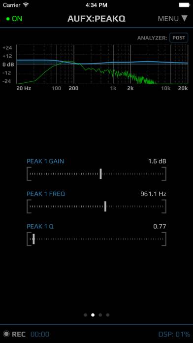 AUFX:PeakQ Скриншот приложения
