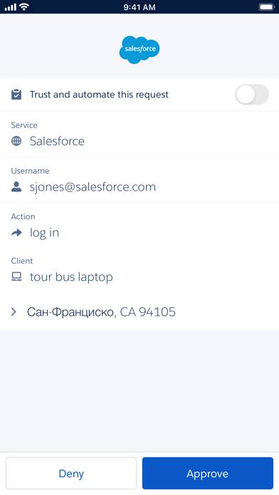 Salesforce Authenticator App screenshot #5