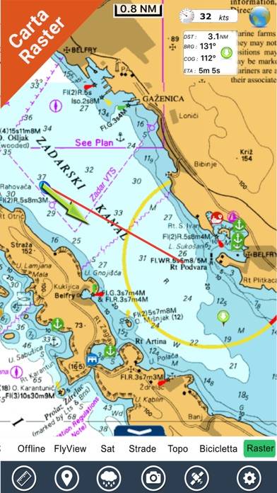 Boating Croatia Nautical Chart Schermata dell'app #1