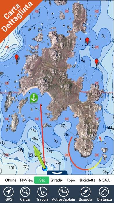 Mar Adriatico carte nautiche Schermata dell'app #1