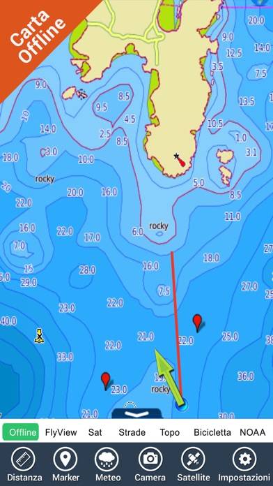Mar Adriatico carte nautiche Schermata dell'app #3