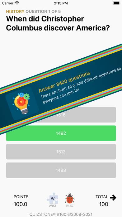 Trivia Quiz Genius App skärmdump #4