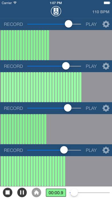 Multi Track Song Recorder Pro Schermata dell'app #3