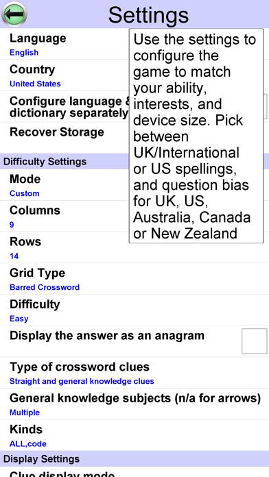 Crossword Unlimited Schermata dell'app #4